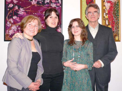 A Kisteleki család – Margit, Zsuzsa, Dóra és Zoltán, az édesapa