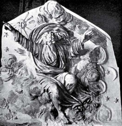 A teremtést ábrázoló dombormű A teremtést ábrázoló dombormű